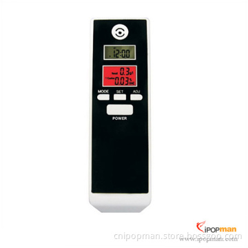 Dual LCD Alcohol Tester Breathalyzer With Red Backlight, Clock Alarm